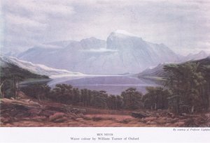 Ben Nevis, z książki „British Adventure” wydanej przez Collins autorstwa Joseph Mallord William Turner