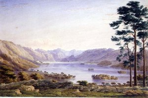 Loch Garry, Invernesshire autorstwa Joseph Mallord William Turner
