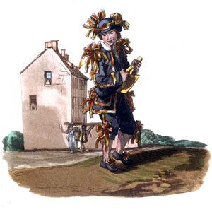 Chłopiec kominiarza w sukience majowej, ok. 1820 r. (ryc.) autorstwa William (after) Alexander