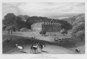 Althorp, siedziba hrabiego Spencera (grafika)
