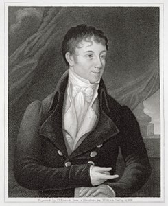 Portret Charlesa Brockdena Browna (1771-1810), ryty przez Johna B. Forresta (1814-70) (grafika) autorstwa William (after) Dunlap