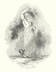 Kupiec i Jinee (grawerowanie) autorstwa William (after) Harvey