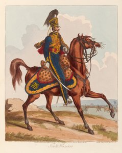 X Hussars (akwatinta, kolorowa)