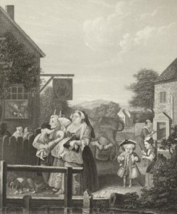 Wieczór - Londyn - autorstwa William (after) Hogarth
