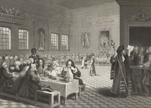 Goodchild w Guildhall - autorstwa William (after) Hogarth
