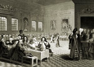 Goodchild w Guildhall - autorstwa William (after) Hogarth