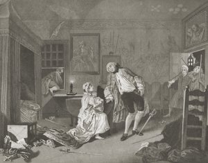 Małżeństwo a la Mode autorstwa William (after) Hogarth