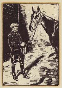 Ilustracja do Wspomnienia człowieka polującego na lisy autorstwa Siegfrieda Sassoona (drzeworyt) autorstwa William (after) Nicholson
