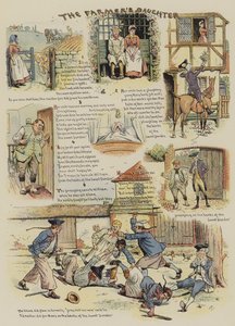 Córka rolnika (chromolitho)