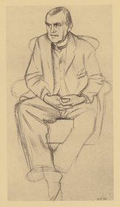 Portret Philipa Wilsona Steera (litografia) autorstwa William (after) Rothenstein