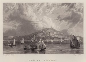 Cagliari, Sardynia (kolor lito)