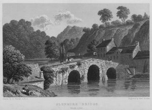 Glenmire Bridge, niedaleko Cork (rycina) autorstwa William (after) Westall