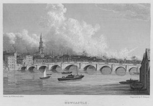 Newcastle (grawerowanie) autorstwa William (after) Westall