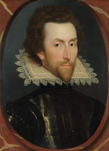 Portret Gray Brydges, piątego barona Chandos z Sudeley (ok. 1581-1621) ok. 1615 (olej na panelu) autorstwa William (attr. to) Larkin