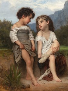 Na skraju potoku autorstwa William Adolphe Bouguereau
