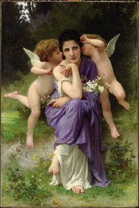 Pieśni wiosenne, 1889 autorstwa William Adolphe Bouguereau