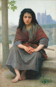 Bezdomni, 1890 autorstwa William Adolphe Bouguereau