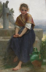 Francuski:  La Cruche Cassée Rozbity dzbanek autorstwa William Adolphe Bouguereau