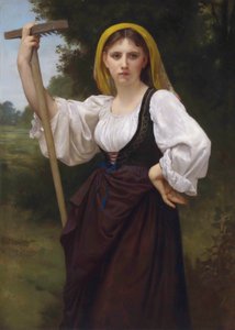 Francuski:  La Faneuse autorstwa William Adolphe Bouguereau
