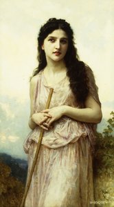 Medytacja, 1902 autorstwa William-Adolphe Bouguereau