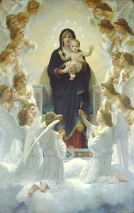 Królowa aniołów lub Dziewica z aniołami autorstwa William Adolphe Bouguereau