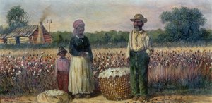 Zbieracze bawełny na amerykańskim Południu (plansza) (dla pary patrz 67736)