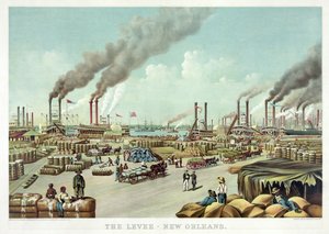 The Levee, Nowy Orlean, wyd. Currier & Ives