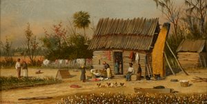 Dzień prania, ok. 1890 (olej na desce akrylowej)