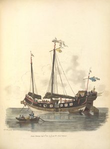 Statek wojenny autorstwa William Alexander