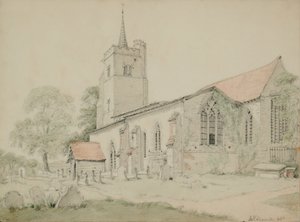 Kościół Aldenham, Hertfordshire autorstwa William Alexander