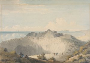 Krater na szczycie góry Worroray, Owhyhee autorstwa William Alexander