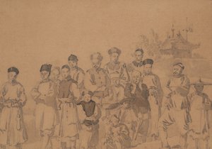 Grupa Chińczyków autorstwa William Alexander