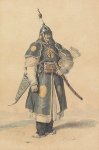 Portret chińskiego żołnierza autorstwa William Alexander