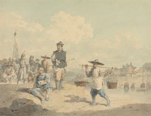 Widok w prowincji Kiang-nan w Chinach, zaczerpnięty z natury autorstwa William Alexander