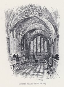 Kaplica pałacowa Lambeth w 1895 r. (rycina) autorstwa William Alexander Ansted