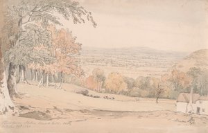Widok ze Stokenchurch Hill, Buckinghamshire