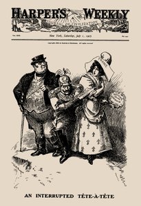 Przerwany tygodnik Harpera Tete-a-tete, 1905.