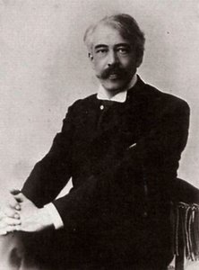 Konstantin Stanisławski, rosyjski aktor i reżyser teatralny, ok. 1890-1900. autorstwa William Andreevich Carrick