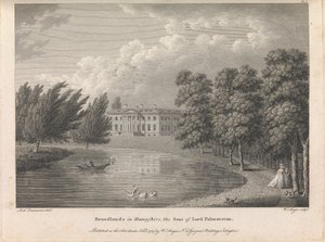 Broadlands w Hampshire, siedziba Lorda Palmerstona (wyd. W. Angus), tablica 1; strona 42 (tom pierwszy)