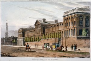 Szpital św. Łukasza, Old Street, Finsbury, Londyn, 1815