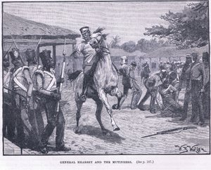 Generał Hearsay i buntownicy 1857 AD autorstwa William Barnes Wollen