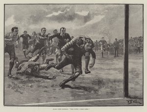 Rugby Union Football, dobrze uratowany! Pech! autorstwa William Barnes Wollen