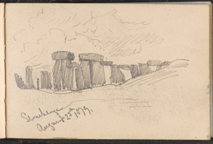 ?Stonehenge, 25 sierpnia 1879? autorstwa William Barnes Wollen