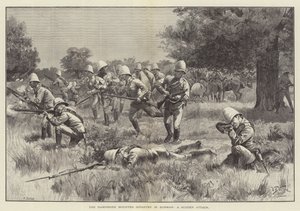 Hampshire Mounted Infantry w Birmie, nagły atak