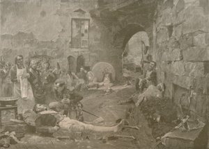 „Napoleon i marszałek Lannes w Essling”, 1809, 1896