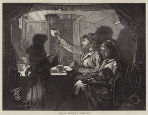 Życie w kanale, podwieczorek na małpiej łodzi autorstwa William Bazett Murray
