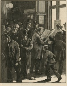 Późne burze: „Księga strat”, szkic w Lloyds (rycina) autorstwa William Bazett Murray