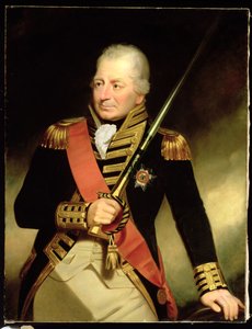 Portret Johna Jervisa (1735-1823) Pierwszy hrabia św. Wincentego, ok. 1805 autorstwa William Beechey