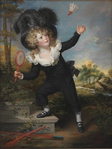 Portret Kennetta Dixona grającego w lotki