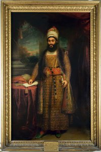 Portret Mirzy Abul Hassan, ambasadora perskiego (1785-1880) Wysłany przez króla Persji do Anglii, 1809